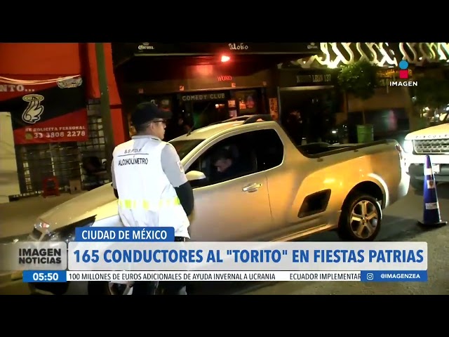 ⁣165 automovilistas fueron remitidos al "Torito" durante las fiestas patrias