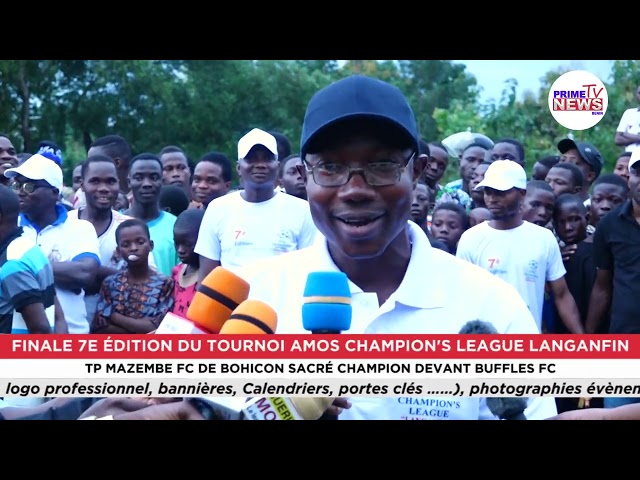 ⁣Finale du tournoi départemental Amos Champion's League Langanfin: TP Mazembe sacré devant Buffl