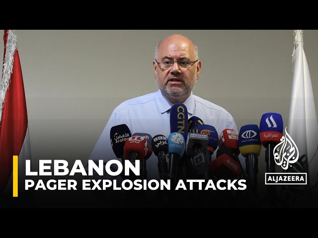 ⁣Eight killed, 2,750 wounded by exploding pagers across Lebanon: Health Minister