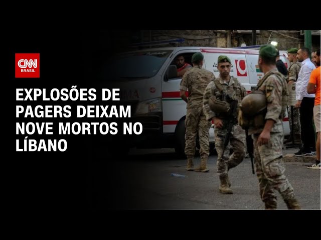 ⁣Explosões de pagers deixam nove mortos no Líbano | BASTIDORES CNN