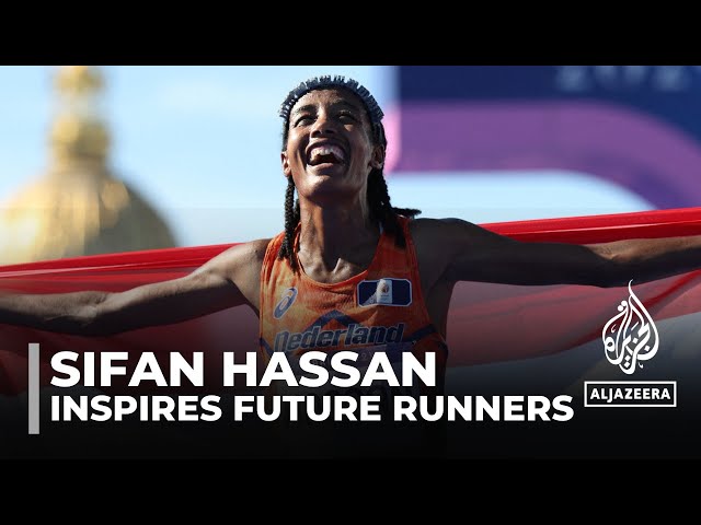 ⁣From asylum seeker to triple Olympic champion: Sifan Hassan inspires future runners