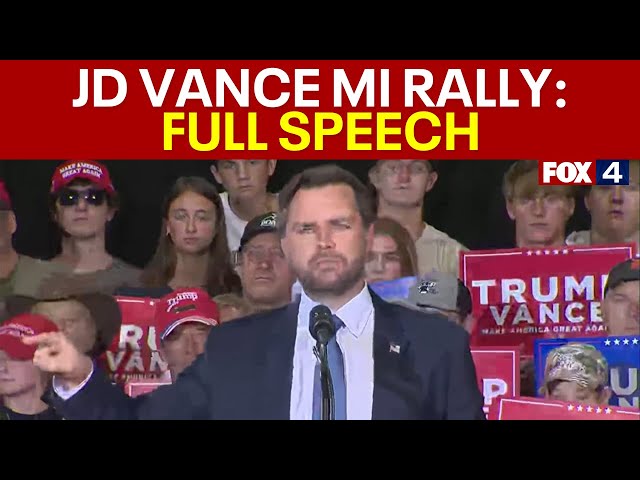 ⁣JD Vance in Michigan: FULL SPEECH