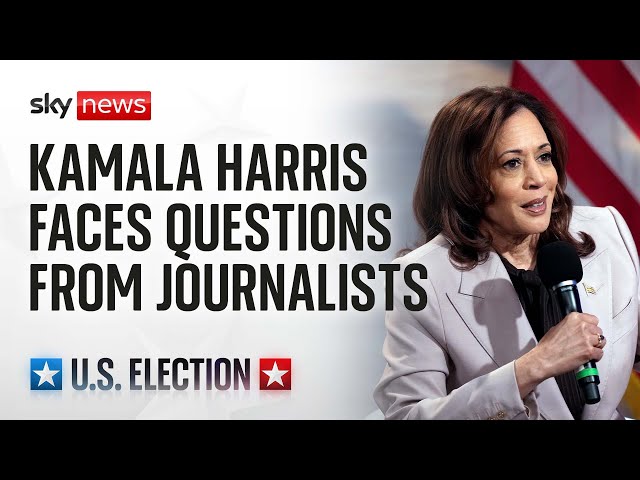 ⁣Kamala Harris talks Trump, economy and abortion with the National Association of Black Journalists