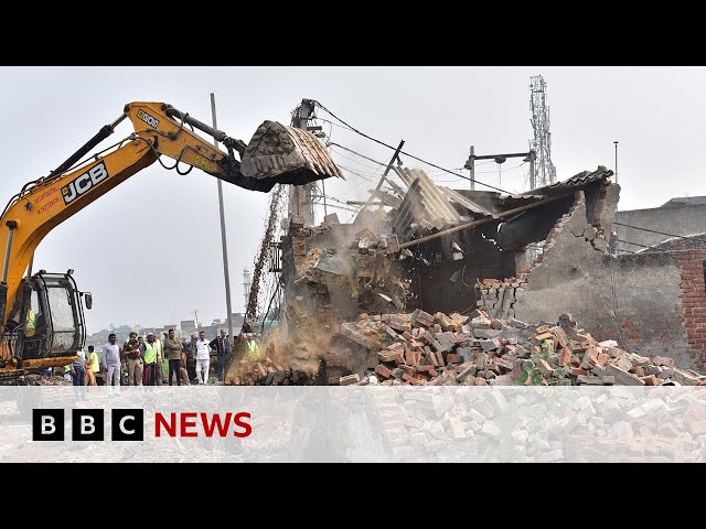 ⁣How bulldozers became a vehicle of injustice in India | BBC News