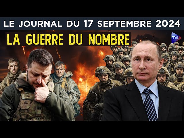 ⁣Guerre en Ukraine : le poids du nombre - JT du mardi 17 septembre 2024