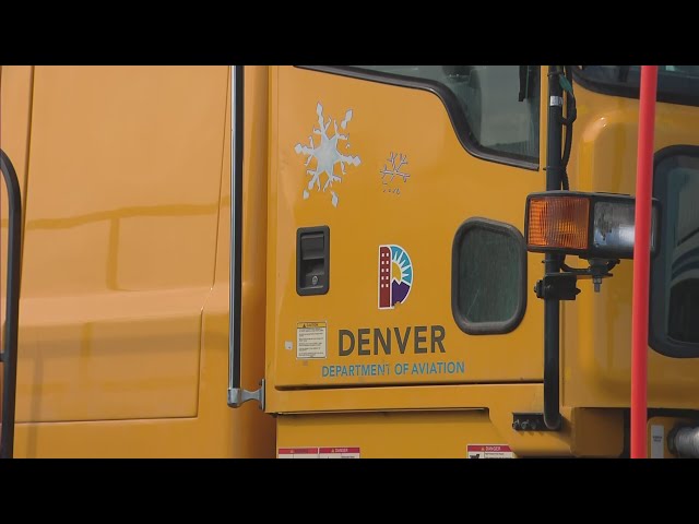 ⁣Denver International Airport already prepping for winter conditions