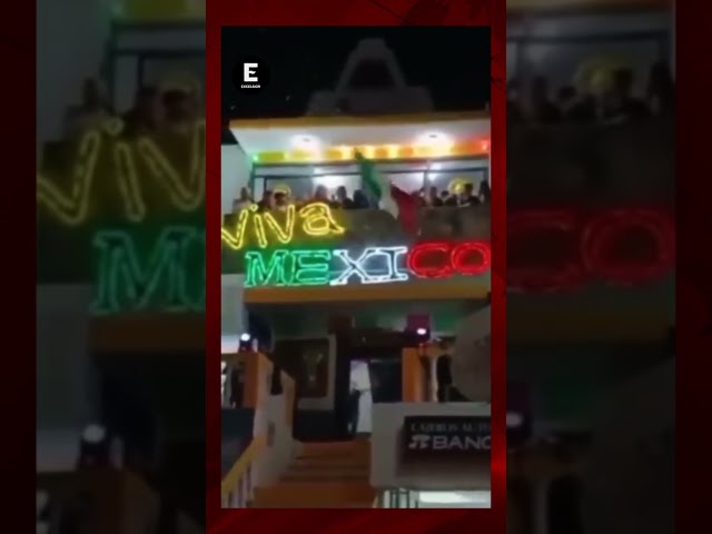 ⁣Caída de campana en plena ceremonia del Grito en La Misión, Hidalgo