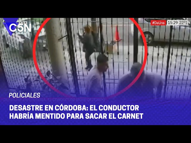 ⁣CHOQUE en CÓRDOBA: Se creen que el CONDUCTOR hizo TRAMPA para sacar la LICENCIA