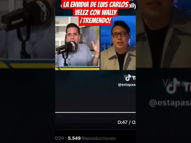 ⁣LUIS CARLOS VELEZ DESATADO CON LOS MEDIOS ALTERNATIVOS Y LAS OFENSAS A ME DICEN WALLY