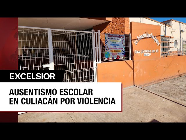 Estudiantes en Culiacán desatienden llamado de regresar a clases