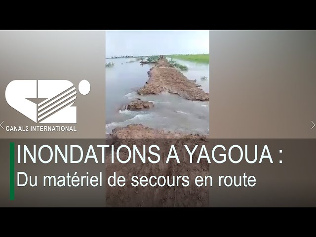 ⁣INONDATIONS A YAGOUA : Du matériel de secours en route