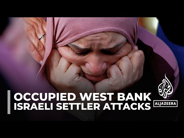 ⁣Pregnant Palestinian woman miscarries after armed Israeli settler attack in the West Bank