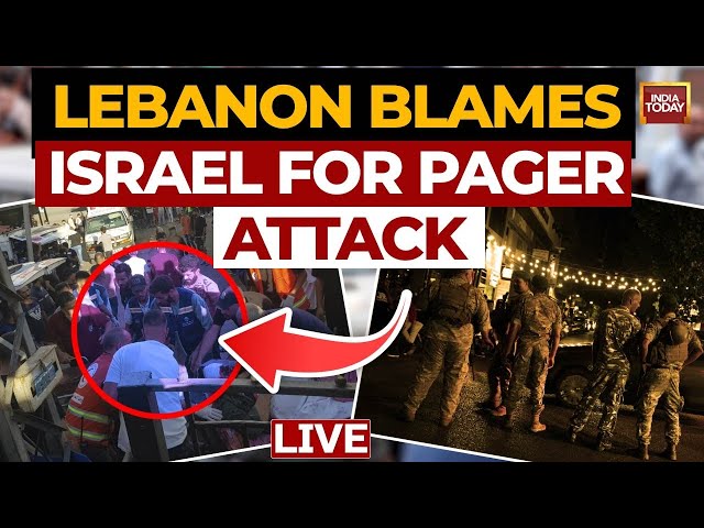 ⁣Israel-Hezbollah LIVE | Lebanon Blames Israel In Presser After Pager Attacks Injure Hundreds