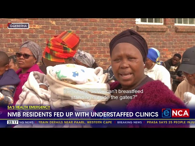 ⁣Nelson Mandela Bay residents fed up with understaffed clinics