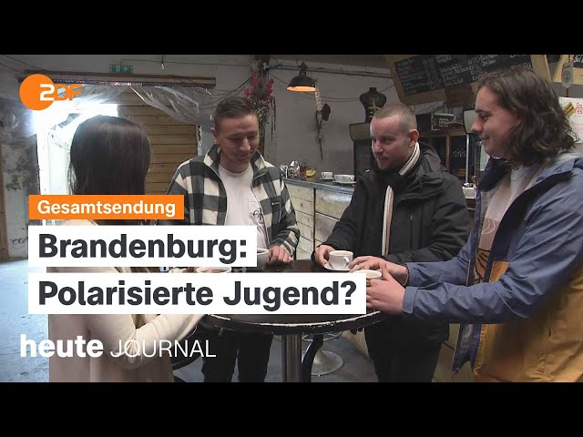 ⁣heute journal vom 17.09.2024 Brandenburg Landtagswahl, Laschet Interview, Merz Kanzlerkandidat