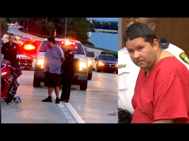 ⁣Declarado culpable cubano de Miami de matar a tiros a un ciclista en el puente en Key Biscayne