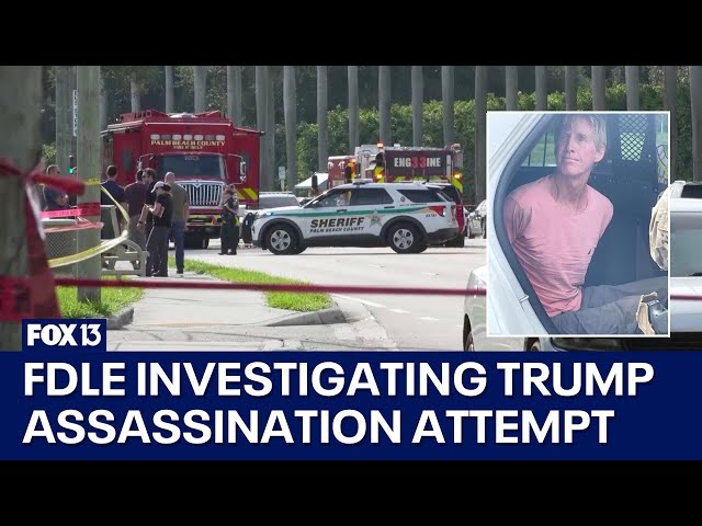 ⁣FDLE investigating Trump assassination attempt