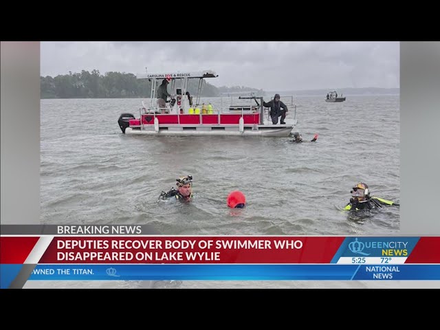 ⁣Emergency crews recover body of missing swimmer from Lake Wylie