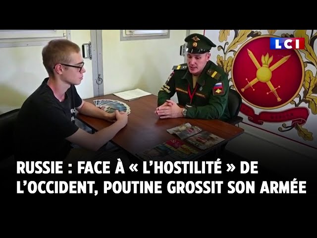 ⁣Russie : face à « l’hostilité » de l’Occident, Poutine grossit son armée