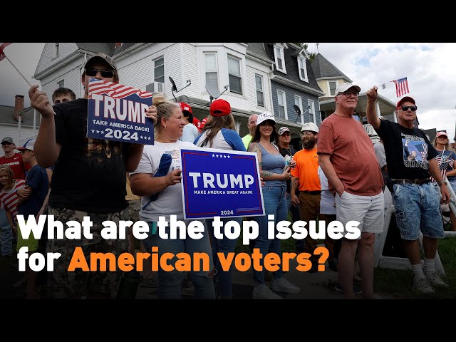 ⁣What are the top issues for American voters?