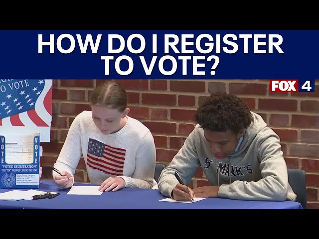 ⁣How to Register to vote in Texas