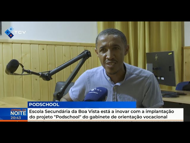 ⁣Escola Secundária da Boa Vista está a inovar com a implantação do projeto "Podschool"