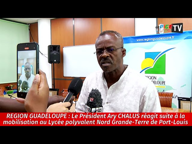 ⁣Ary CHALUS réagit suite à la mobilisation au Lycée polyvalent Nord Grande-Terre de Port-Louis