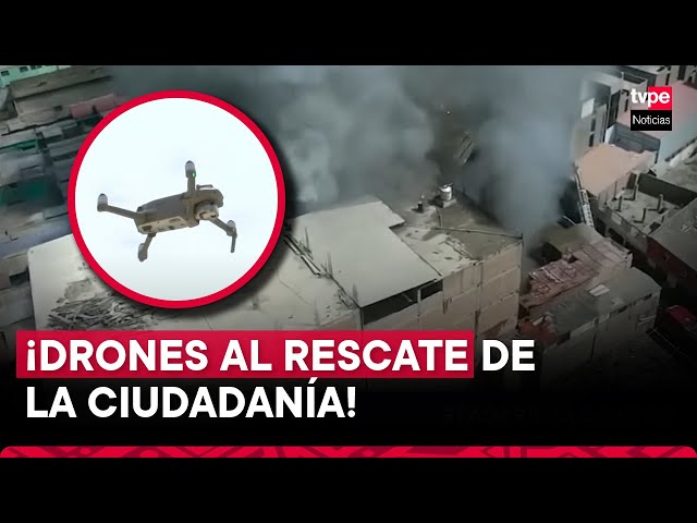 ⁣¡Drones al rescate! Así lo utilizan los bomberos para mejorar su atención de incendios