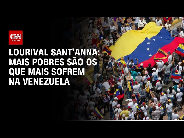 ⁣Lourival Sant’Anna: Mais pobres são os que mais sofrem na Venezuela  | CNN Prime Time