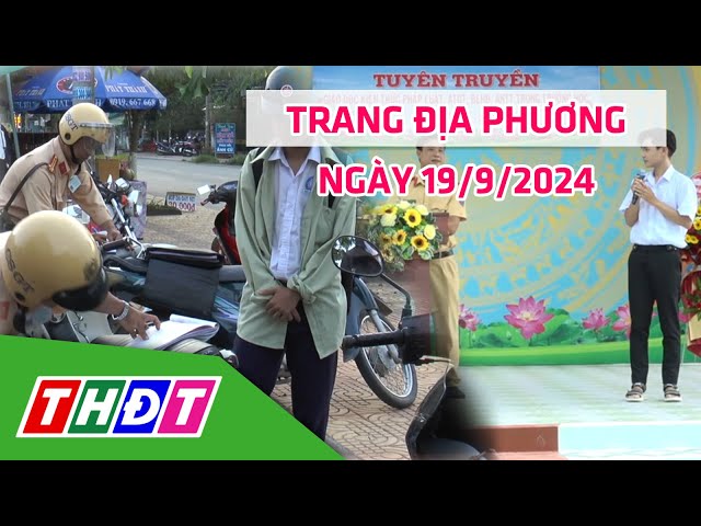 ⁣Trang địa phương | 18/9/2024 | H.Lai Vung - Giáo dục học sinh tham gia giao thông an toàn | THDT