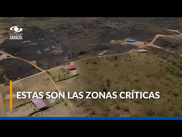 ⁣Con varios días sin dormir, autoridades luchan para extinguir incendios activos en Colombia