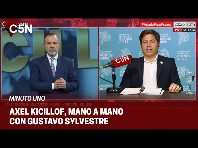 ⁣KICILLOF: "El único COMPROMISO de MILEI es pagar la DEUDA que tomó CAPUTO"