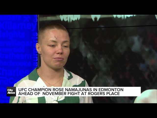 ⁣Rose Namajunas talks about UFC Fight Night coming to Edmonton