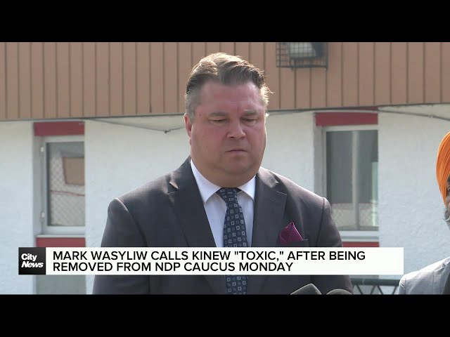 ⁣Mark Wasyliw responds, after being booted from the NDP caucus Monday