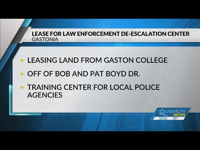 ⁣Gastonia leaders moving forward with law enforcement de-escalation center