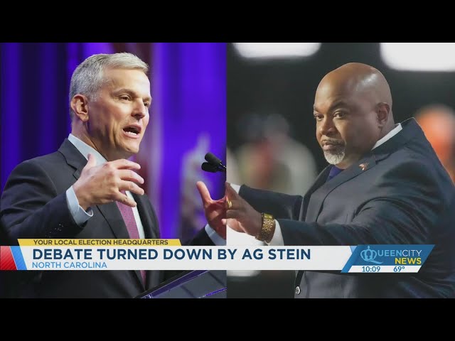 ⁣Stein turns down gubernatorial debate with Robinson