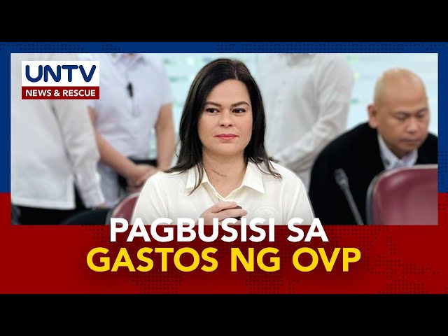 ⁣Pagharap ni VP Sara Duterte sa HOR hearing kaugnay ng paggastos ng OVP sa nakaraang mga taon