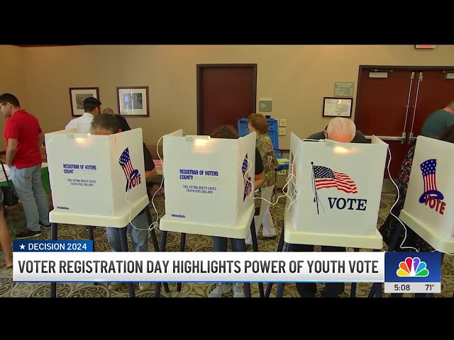 ⁣Voter Registration Day: Highlighting the power of youth vote