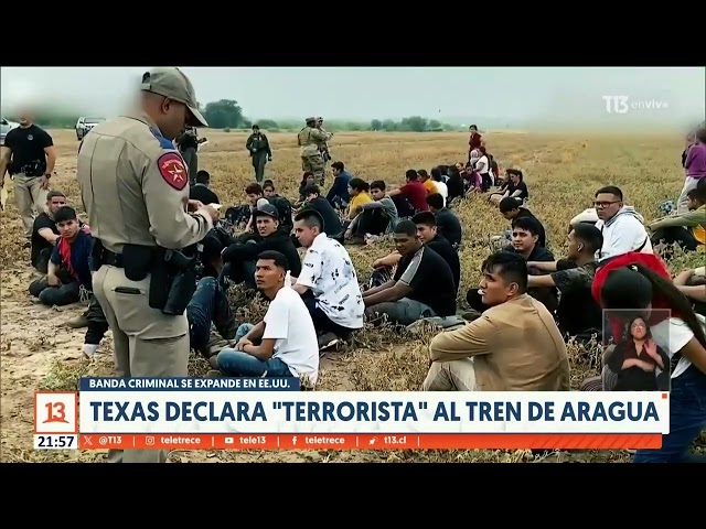 Texas declara "terrorista" al Tren de Aragua