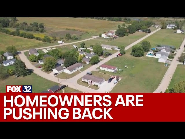 ⁣Homeowners push back against developers in LaSalle County