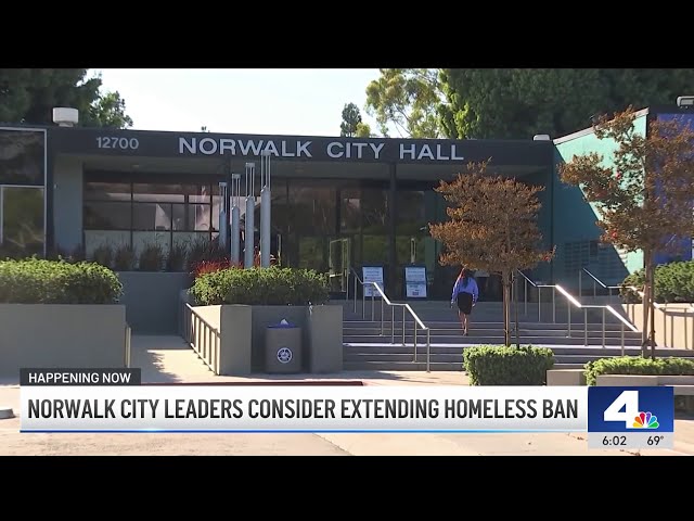 ⁣Norwalk considers extending homeless shelter ban