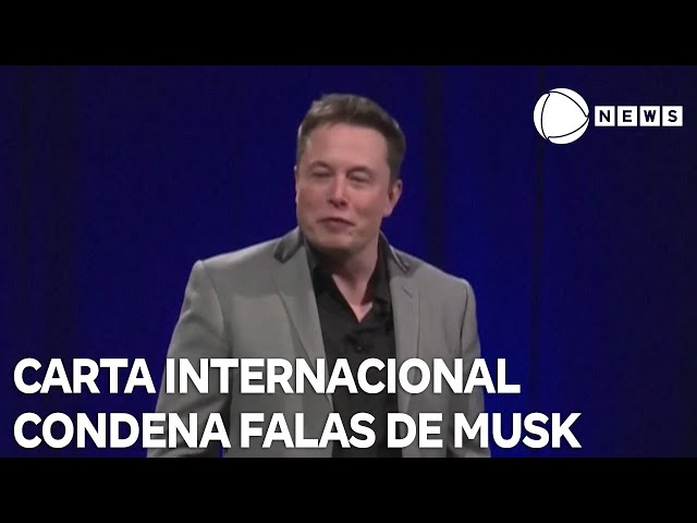 ⁣Carta internacional condena falas de Elon Musk ao Brasil