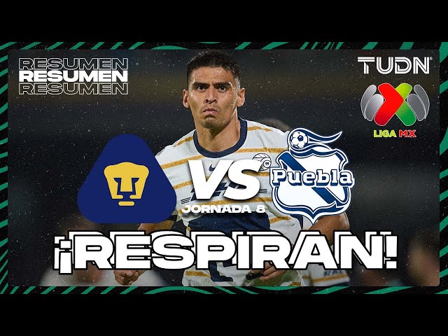 Resumen | Pumas vs Puebla | Liga Mx -AP2024 - J8 | TUDN