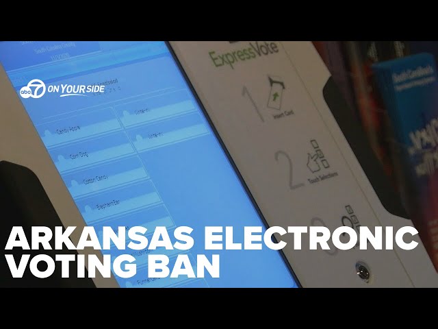 ⁣Arkansas Electronic Voting Ban