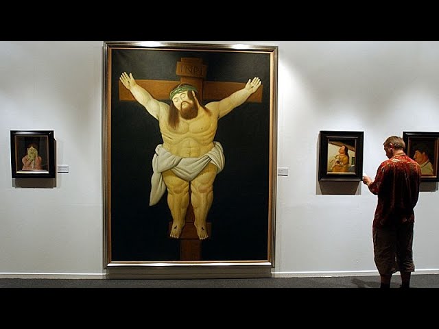 ⁣Tributo a Botero en Italia un año después de su muerto