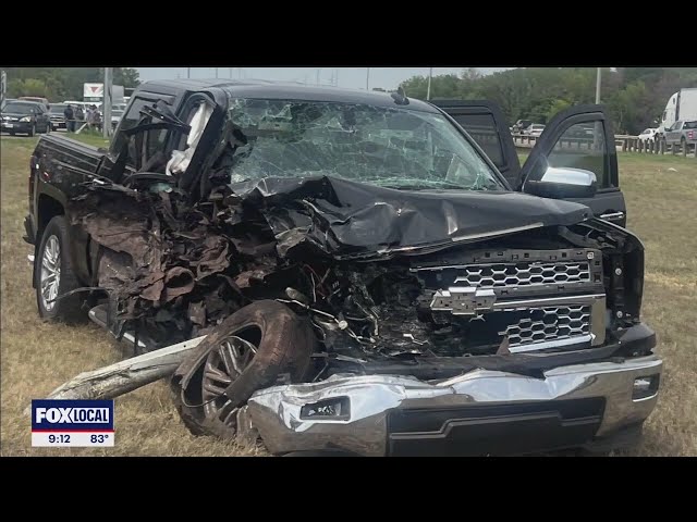 ⁣Dallas chain reaction crash survivor thankful to be alive after wreck claims 4 lives