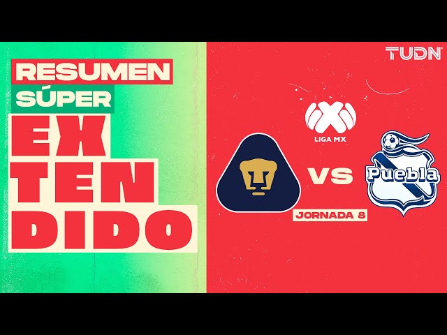 ⁣RESUMEN SÚPER EXTENDIDO | Pumas vs Puebla | Liga Mx -Apertura 2024 - Jornada 8 | TUDN