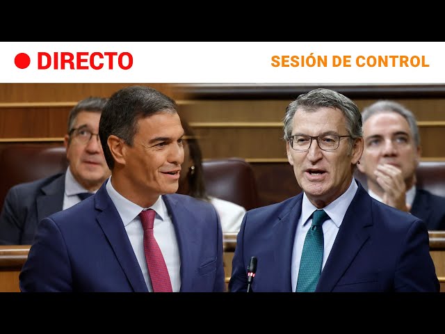 ⁣CONGRESO  EN DIRECTO: SÁNCHEZ y FEIJÓO INTERVIENEN en la SESIÓN de CONTROL | RTVE