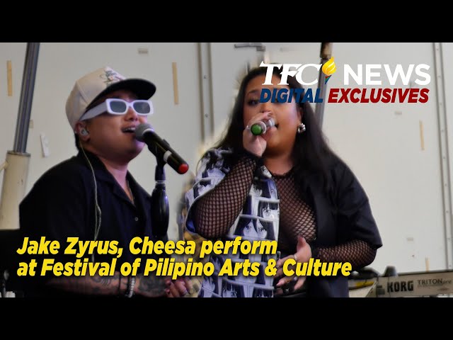 ⁣Jake Zyrus, Cheesa perform at Festival of Pilipino Arts & Culture | TFC News Digital Exclusives