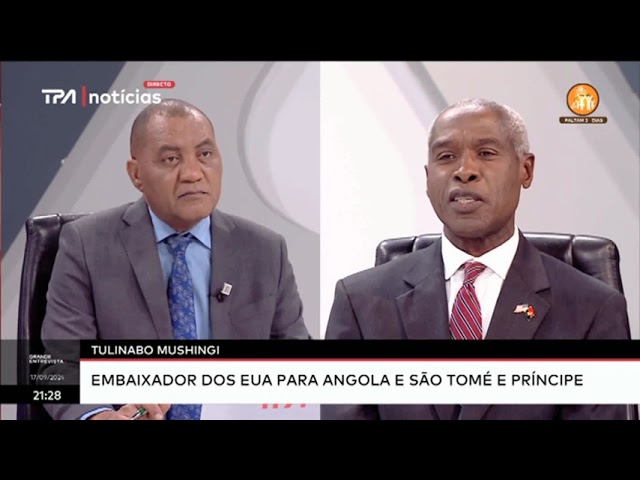 ⁣Grande Entrevista com Tulinabo Mushingi, embaixador dos EUA para Angola e São Tomé e Príncipe